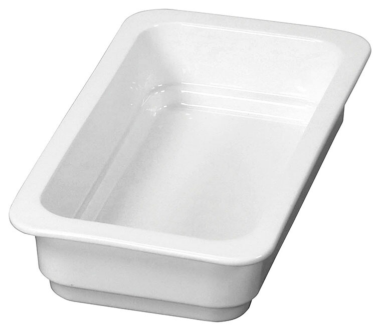 ガストロノームパン（陶器）6.5cm 1/3 [約32.5×17.5×H6.5cm] | ホテル バイキング ビュッフェ ランチ ディナー 食べ放題 大皿・大鉢