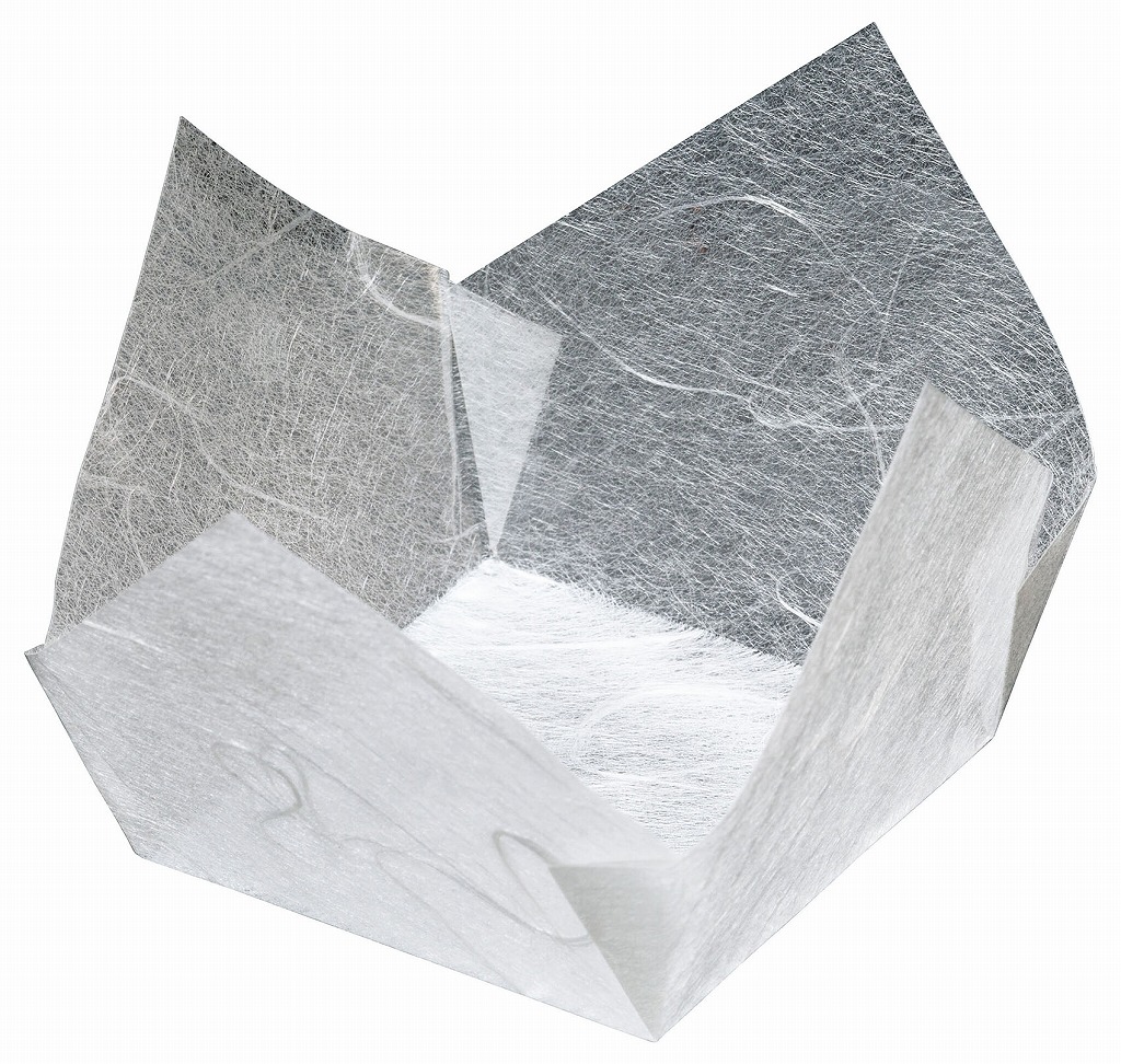 両面ラミ正角珍味入 白雲竜箔なし (200枚入) [約8×8×Ｈ5cm] | 和食 料理 懐石料理 松花堂 弁当 おせち料理 カップ その他