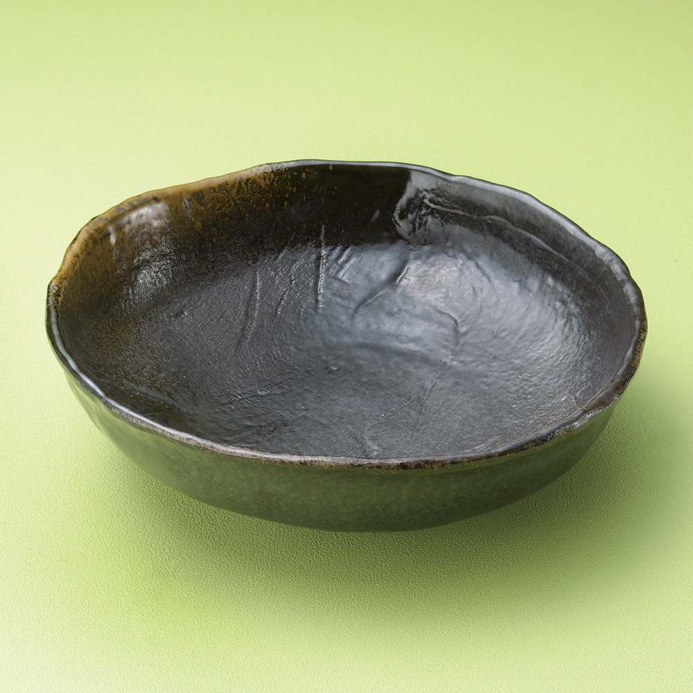琥珀１０号盛鉢（萬古焼）