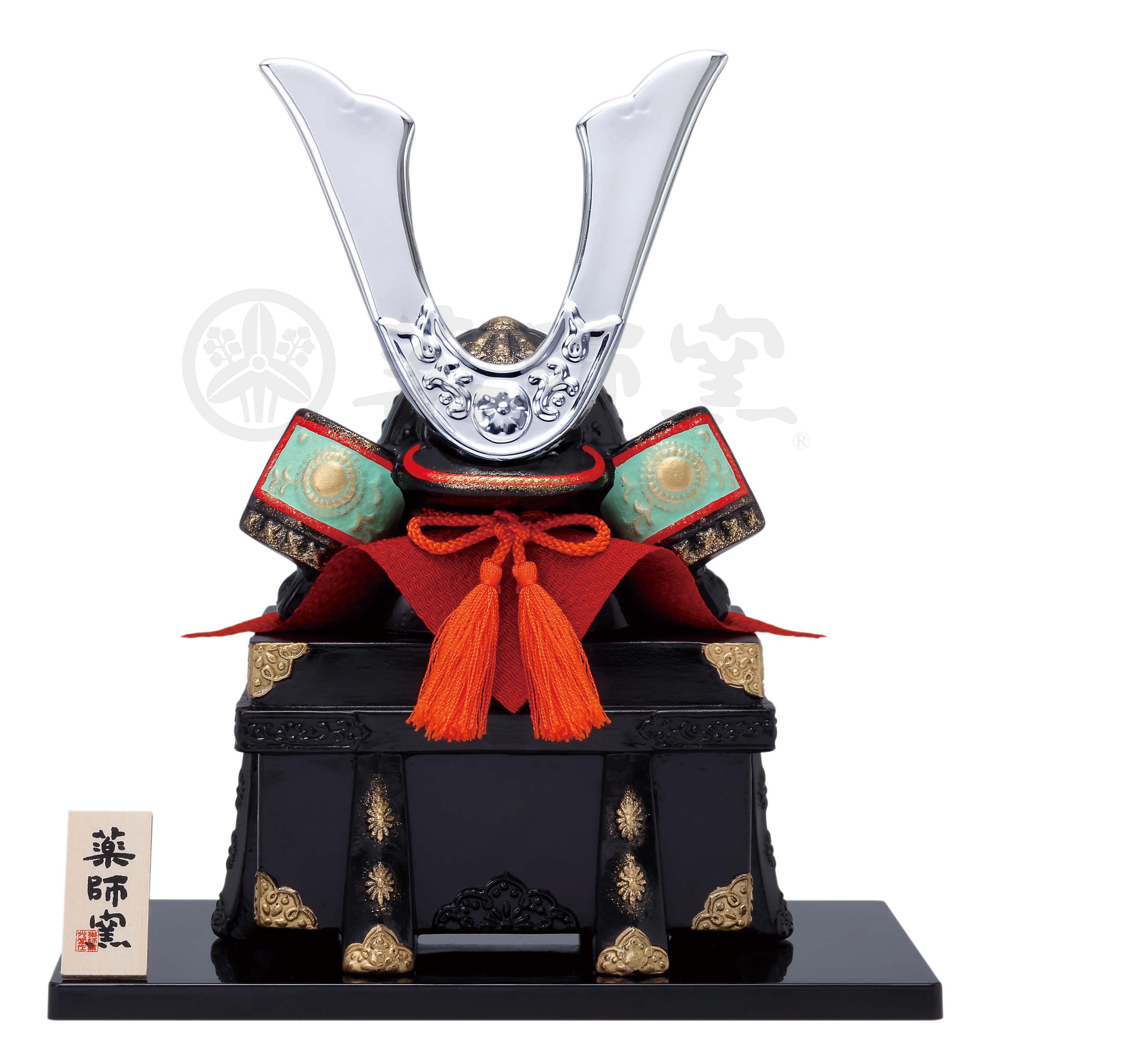 楽天市場】錦彩出世兜（金耀・唐櫃付き）（陶器/五月人形