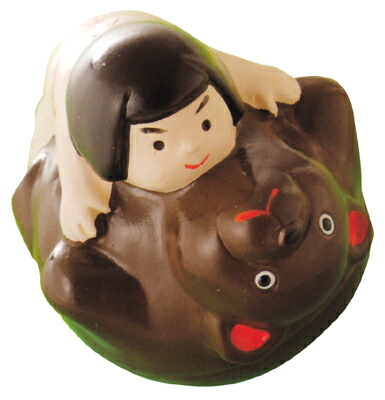 楽天市場】五月人形 金太郎（まさかり） ガラスケース入り : 藤田人形