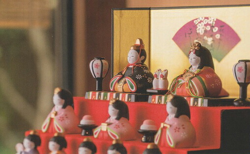 楽天市場】こもれび雛 松竹梅 台飾 出産祝 陶器 桃の節句 雛祭