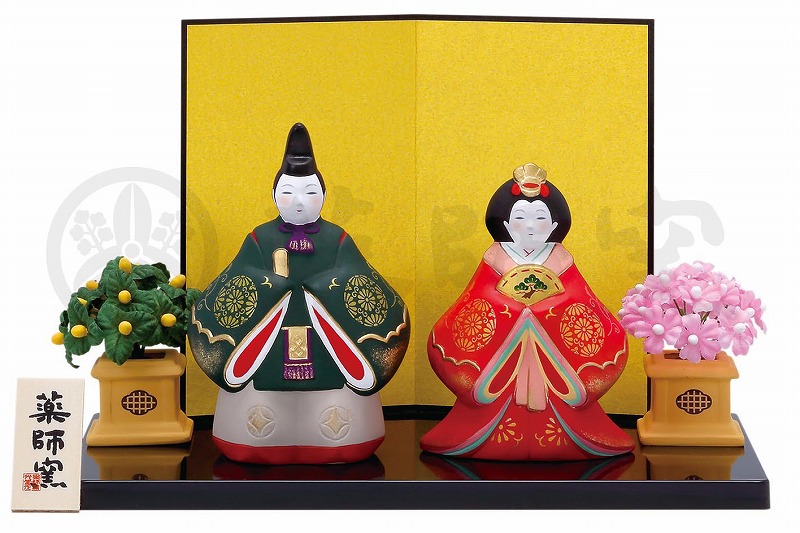 楽天市場】こもれび雛 松竹梅 台飾 出産祝 陶器 桃の節句 雛祭