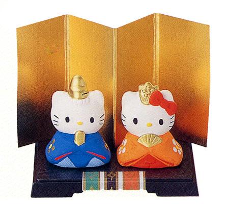楽天市場】【1組】キティ＆ダニエルのひな祭り 雛人形 ひな人形