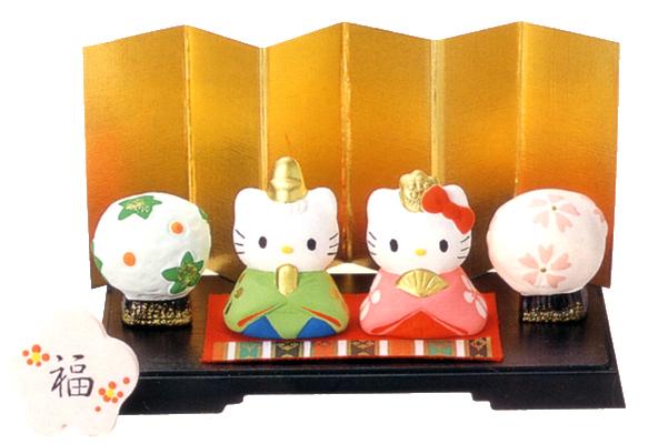 楽天市場】雛飾り セット ハローキティ HELLO KITTY キティ キティ 