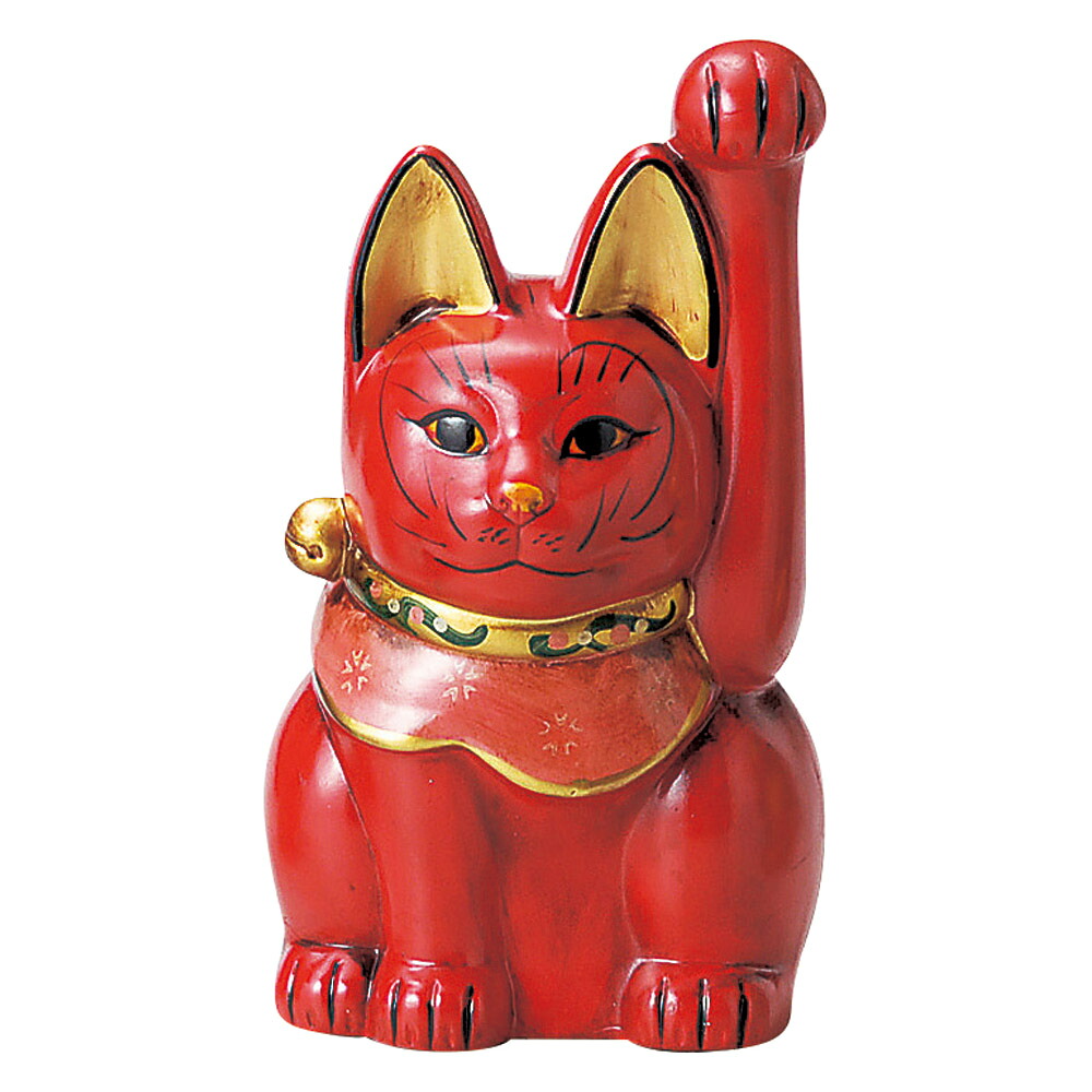 古色三河猫手長（大） 赤