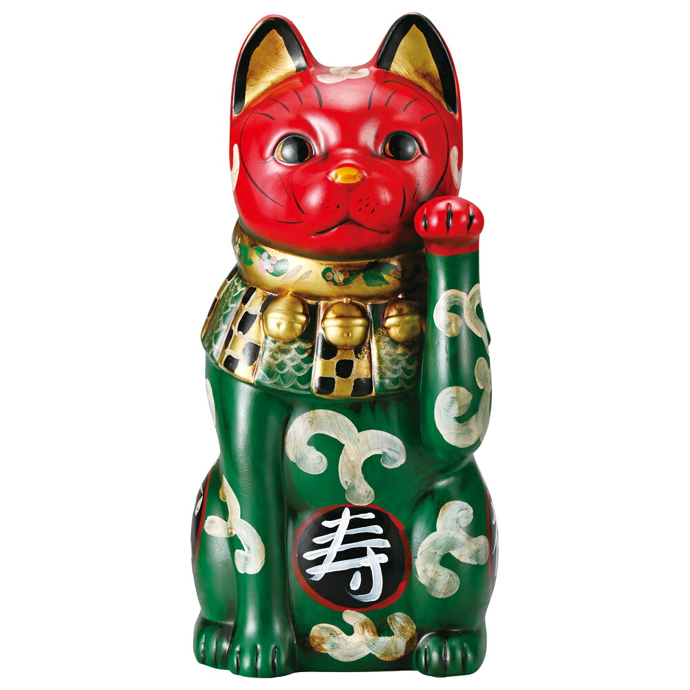 カブキ猫市松唐草（大・左）