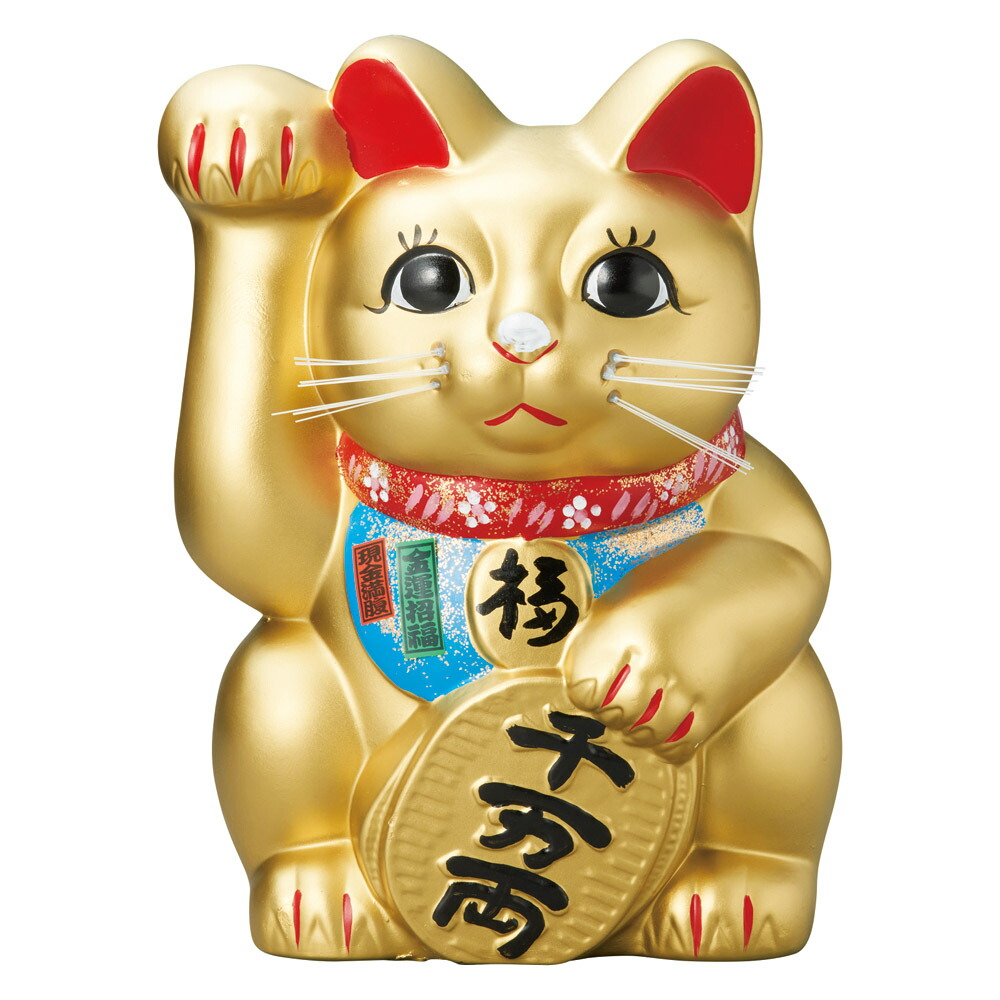 金尺招き猫（右）