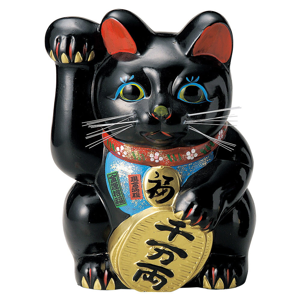 黒尺招き猫（右）
