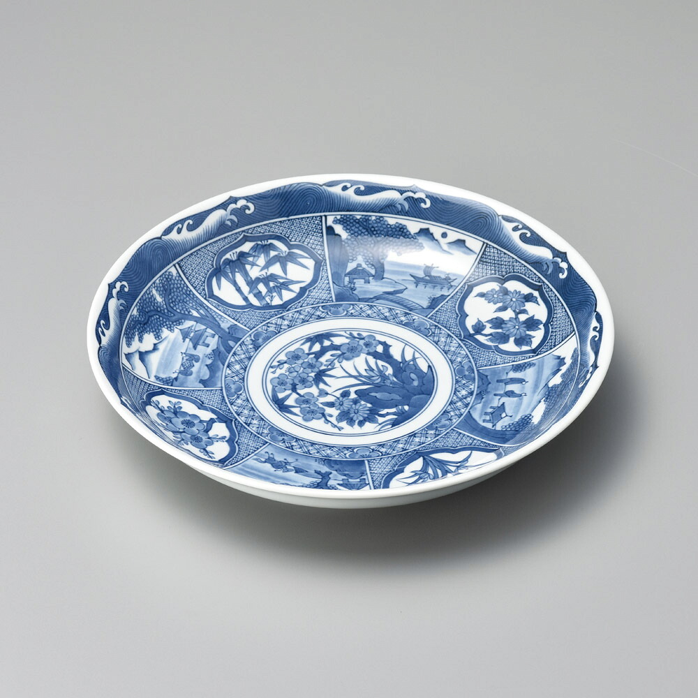 四君子尺二皿 食器-キッチン用品・食器・調理器具