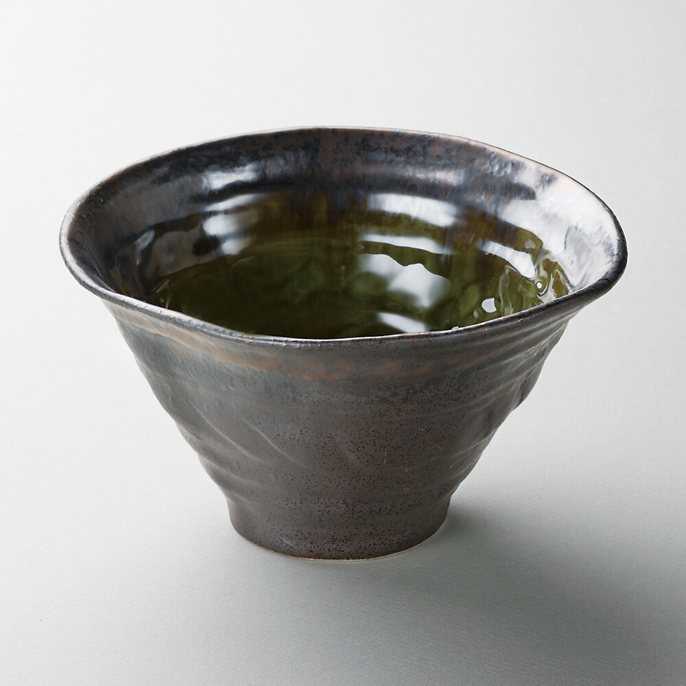 いぶし銀彩鉢（大）