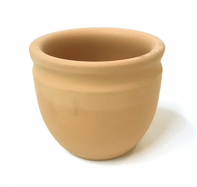 楽天市場】素焼 植木鉢 2.5号 朱温鉢 浅型 テラコッタ : 干支お雛様