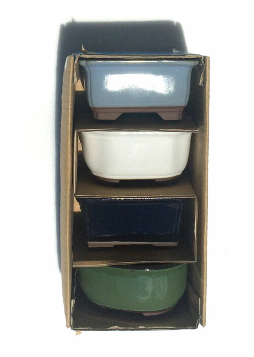 楽天市場】文山 3.5号4点セット 赤絵山水 さつき鉢 箱入 和風 植木鉢