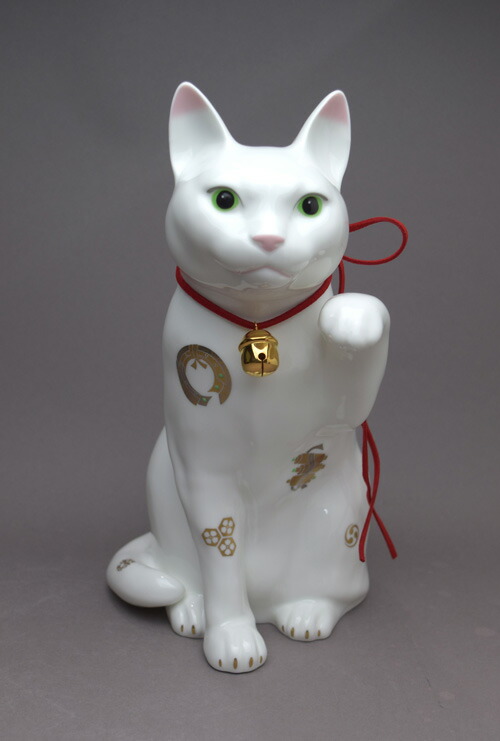 FINE PORCELAIN ファインポーセレン　猫 置物　ノリタケ Amazon.co.jp: Noritake ノリタケ 置物 直径約15cm・短径約12cm