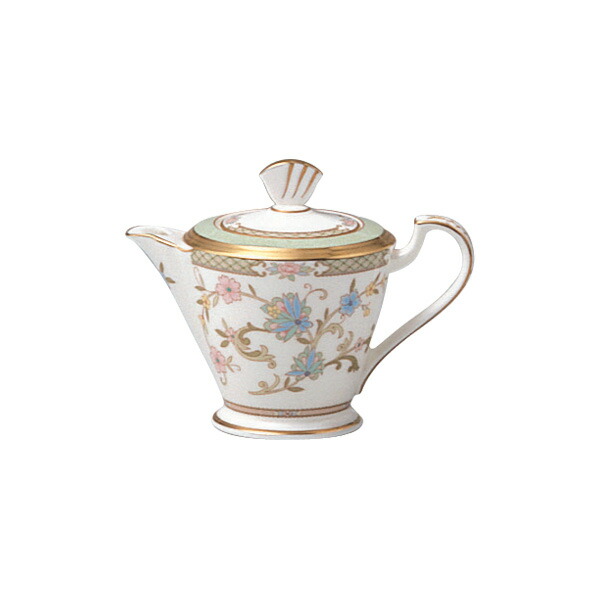 Noritake ノリタケ ティーポット 01:墨色 胴径約12.5cm・長径(取っ手含