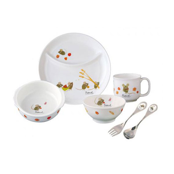 カタログギフトも 送料無料 Nikko ニッコー 絵本シリーズ レオ レオニ フレデリック 子供用食器 にこにこセット Fucoa Cl