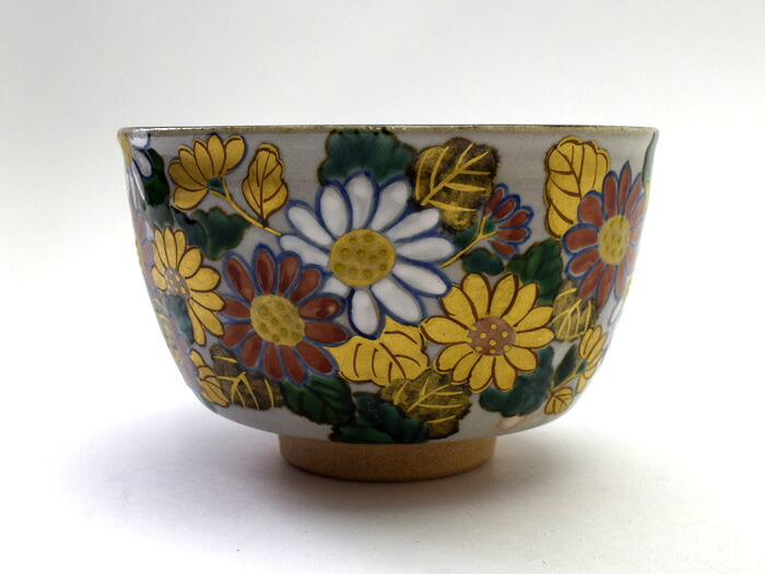 【清水焼】伊坂清香作　抹茶碗「菊」｜せともの屋みさ伝 13,089円