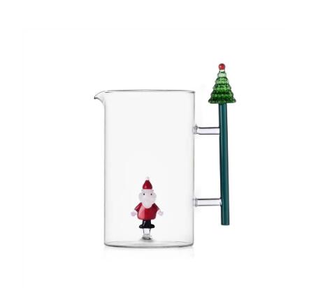 イッケンドルフ ミラノCHRISTMAS TALESjug with Christmas tree handle\u0026Santa Claus【2025クリスマス寄せ合わせ 聖ニコラス ヨーロッパ樅 ジャグ 差し上げ物 差し上げ物】