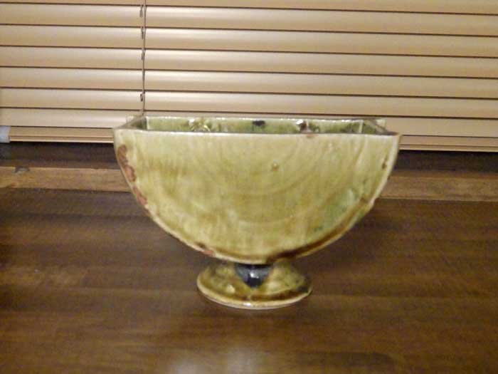 楽天市場】【在庫限り】赤津焼 織部 春草作 菓子鉢 中島満久作