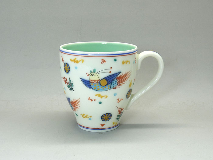 楽天市場】美濃 幸兵衛窯ペルシャ色絵マグカップ（ブルー）02P09Jul16