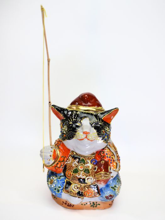 九谷焼　恵比寿猫 盛｜せともの屋みさ伝