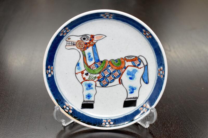 楽天市場】有田焼 円左エ門窯 午(馬) 置物(小) : 有田焼赤絵町