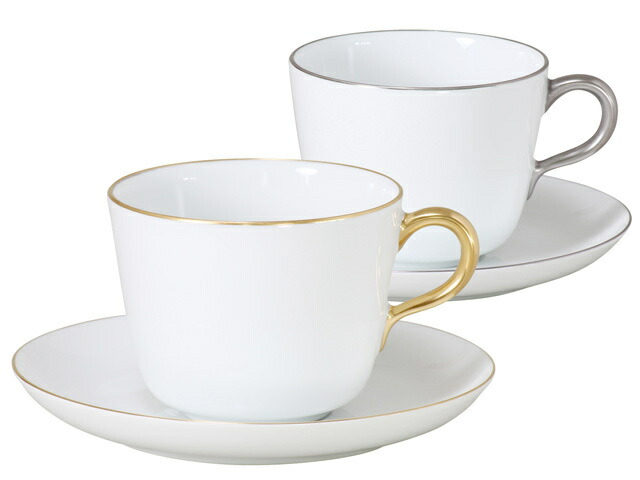 楽天市場】大倉陶園 鳳凰榮白樺文 カップ＆ソーサー ペアギフトセット