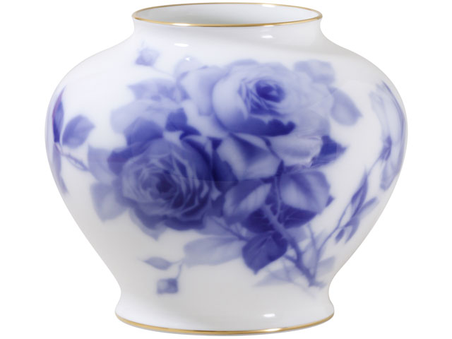 楽天市場】大倉陶園 ロイヤルローズ 19cm花生 : せともの屋みさ伝