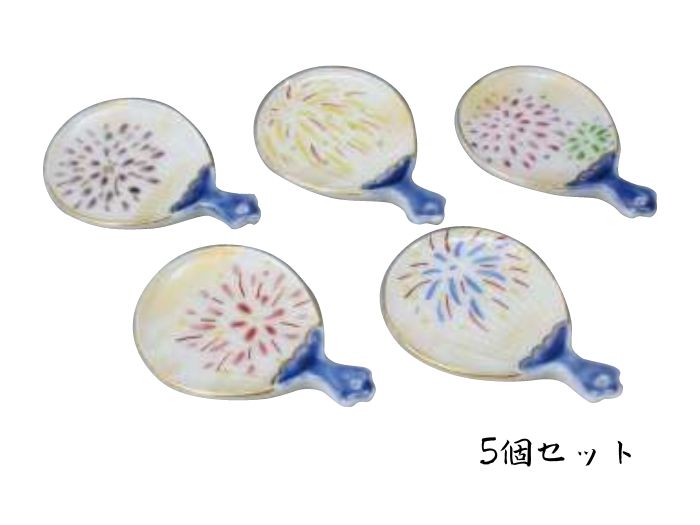 楽天市場】京焼 清水焼 箸置き うちわ夏草花セット : 京焼清水焼専門店