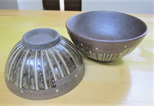 【送料無料】【ギフト/贈答品】【日展会友　波多野正典】 釉彩十草組飯碗　(木箱)