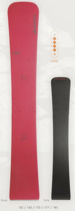 楽天市場】24-25 オガサカ スノーボード LX エルエックス 160cm 163cm