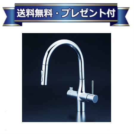 ＼6月押さえる！最大限度100%Pうしろ側／差し上げ物付き添い人 [KM6081SCECHS]KVK 勝手もと水栓 浄水薬莢仕掛ける付 ビルトはたご屋浄水腕っ扱きシングルシャワー付練りあわせる栓