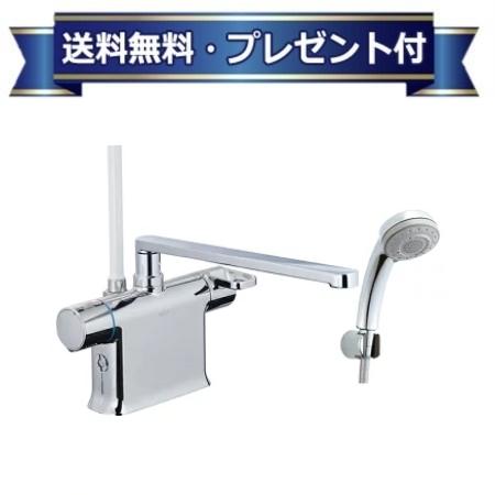 ＼4/30までエントリーで最大10万Pバック／プレゼント付き [BF-WM646TNSM(300)]INAX/LIXIL サーモスタット付シャワーバス水栓 クロマーレS デッキタイプ エコアクアシャワーSPA めっき仕様寒冷地用