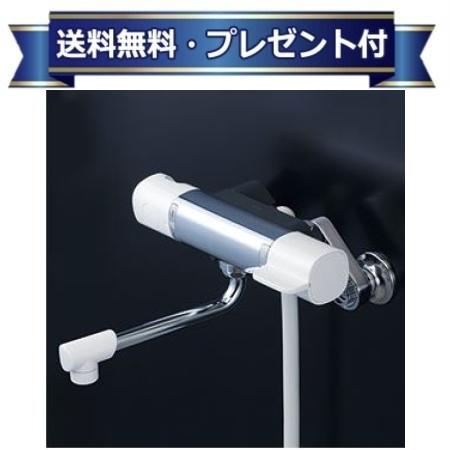 ＼6月制限事項！最大限度100%Pうしろ側／差し上げ物付き添い人 [FTB100KWRK]KVK サーモスタット式シャワー 楽付王 冷ややかさ地用