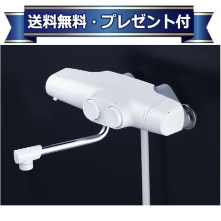 ＼4/30までエントリーで最大10万Pバック／プレゼント付き [FTB160KBR2]KVK サーモスタット式シャワー タッチサーモ 240mmパイプ付