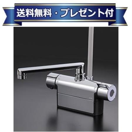 ＼6月押さえる！最高限度100%Pうしろ側／差し上げ物付き添い人 [FTB200DPFR2T]KVK 甲板形サーモスタット式シャワー FTB200続きもの 取り付け投球100粍 240粍配管付