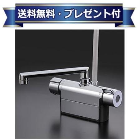 ＼6月押さえる！最高限度100%Pうしろ側／差し上げ物付き添い人 [FTB200DW1R3TH]KVK 甲板形サーモスタット式シャワー 撥水サーモ続きもの 冷ややかさ地用 300粍配管付