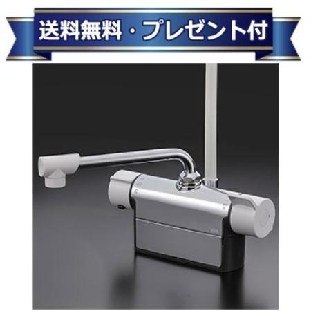 ＼6月制限事項！最大限度100%Pうしろ側／差し上げ物付き添い人 [FTB200DWPF]KVK 甲板形サーモスタット式シャワー FTB200つづき物 取り付け投球100粍 冷ややかさ地用 190粍導管付