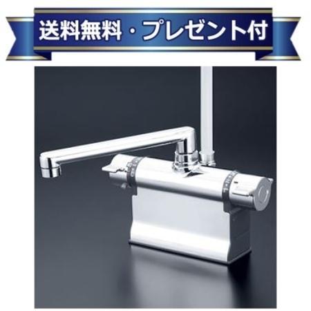 ＼6月押さえる！最高限度100%Pうしろ側／差し上げ物付き添い人 [KF3011THS]KVK 甲板形サーモスタット式シャワー 撥水サーモ続きもの 190粍配管付