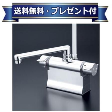 ＼6月押さえる！最高限度100%Pうしろ側／差し上げ物付き添い人 [KF3011TS2HS]KVK 甲板形サーモスタット式シャワー 撥水サーモ続きもの 190粍配管付