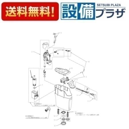 [HH11261RR]TOTO 内部的脂貯蔵タンク一揃え その他-木材・建築資材・設備