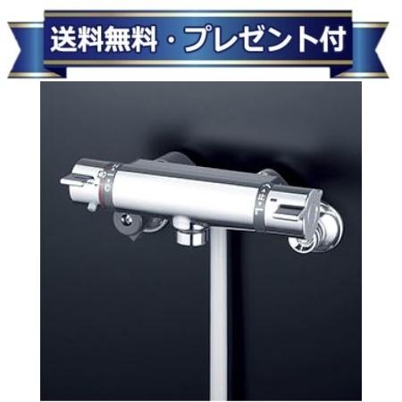 ＼6月制限事項！最大限度100%Pうしろ側／差し上げ物付き添い人 [KF800TNNWPF]KVK サーモスタット式シャワー メッキワイドワンストップシャワーヘッド メタリックホース1.6m メッキハンガー