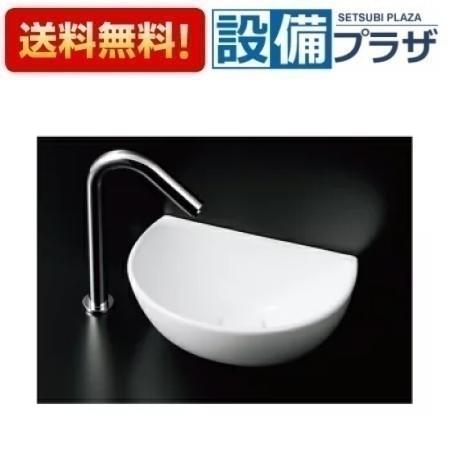 [L723+TLE35SM1A+UGFA391P]TOTO ベッセル式手洗器セット 壁排水 台付自動水栓 単水栓｜設備プラザ