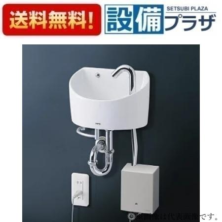 [LSA90AAP]TOTO 壁掛手洗器 丸形 手洗器・自動水栓セット Pトラップ 壁給水・壁排水 〈LSE90AAPRの後継品〉