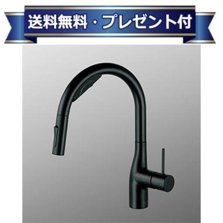 ＼6月押さえる！最大限度100%Pうしろ側／差し上げ物付き添い人[KM6092SCECM5]KVK ビルトはたご屋浄水腕っこきシングルシャワー付雑ぜ合わせる栓 W検出器付 ｅレバーマットブラック