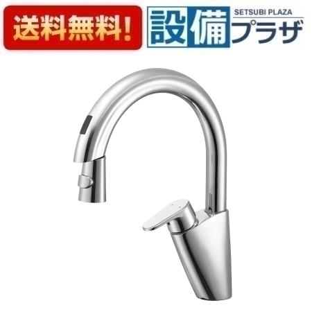 [EK8700E]三栄水栓 SANEI キッチン水栓 シングル混合栓 センサー式 台所 蛇口 キッチン