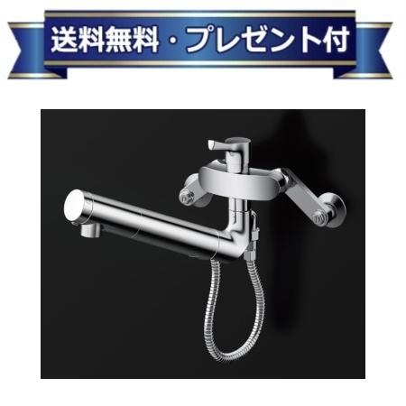 プレゼント付き[TKS05323J+THZ7]TOTO キッチン用水栓金具 壁付浄水器兼用水栓+カートリッジ4個付き 壁付浄水カートリッジ内蔵形混合水栓 交換用カートリッジ付き｜設備プラザ