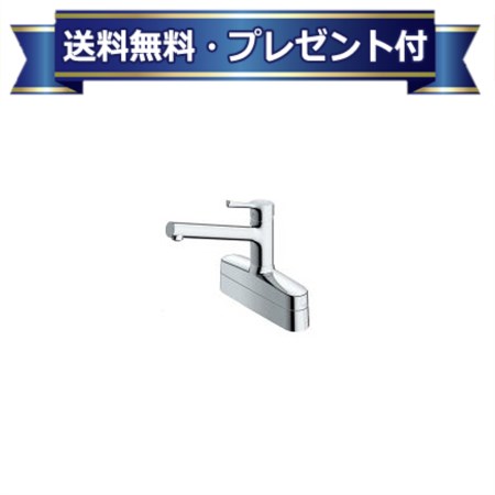 プレゼント付き [TKS05319J]TOTO キッチン用水栓金具 GGシリーズ 台付き2ハンドル取り替え用シングル混合水栓 台付きシングル混合水栓 メタルハンドル 台所水栓 キッチン蛇口〈TKGG33E1の後継品〉｜設備プラザ