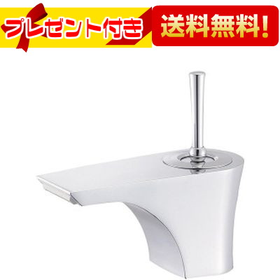 プレゼント付き [K4780NJV-13]三栄水栓 SANEI 水栓金具 シングルワンホール洗面混合栓 ポップアップなし・ゴム栓なし サンエイ