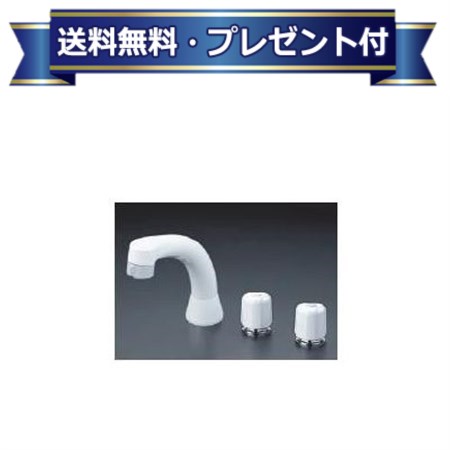 ＼4/30までエントリーで最大10万Pバック／プレゼント付き [KF15NZSL7]KVK 水栓金具 埋込 ２ハンドル混合栓 洗髪シャワー ケーブイケー 寒冷地用 固定こま